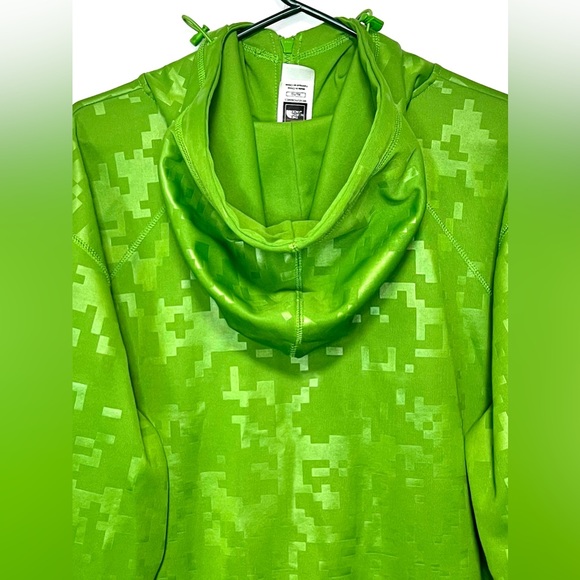 ✨LIKE NEW✨ The North Face Green Pixelated Minecraft Full Zip Jacket Hoodie - Picture 9 of 12
